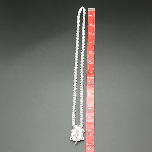 Hand Crafted Beaded Turtle Necklace - Picture 6 of 6
